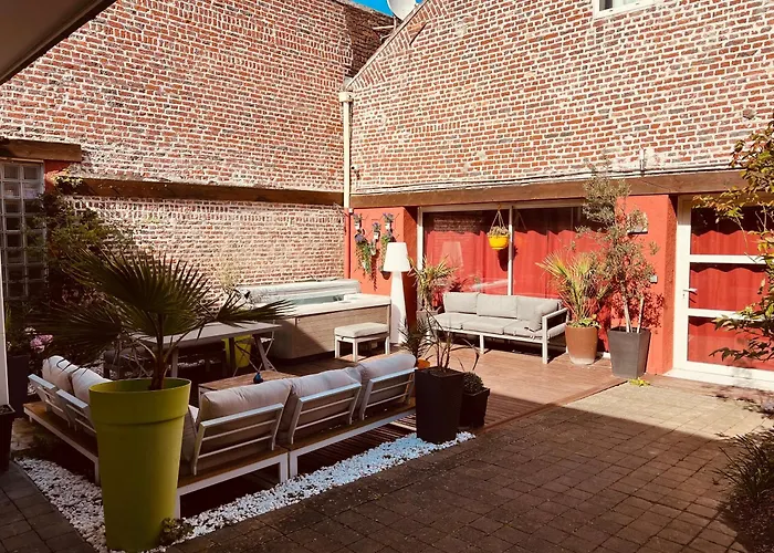 Gasthuis Independant Et Calme Avec Jacuzzi A Rijsel